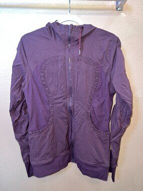 Lululemon Purple Ruched Jacket